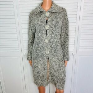 EASTSIDE WESTSIDE Vintage Mohair Cardigan Size Large